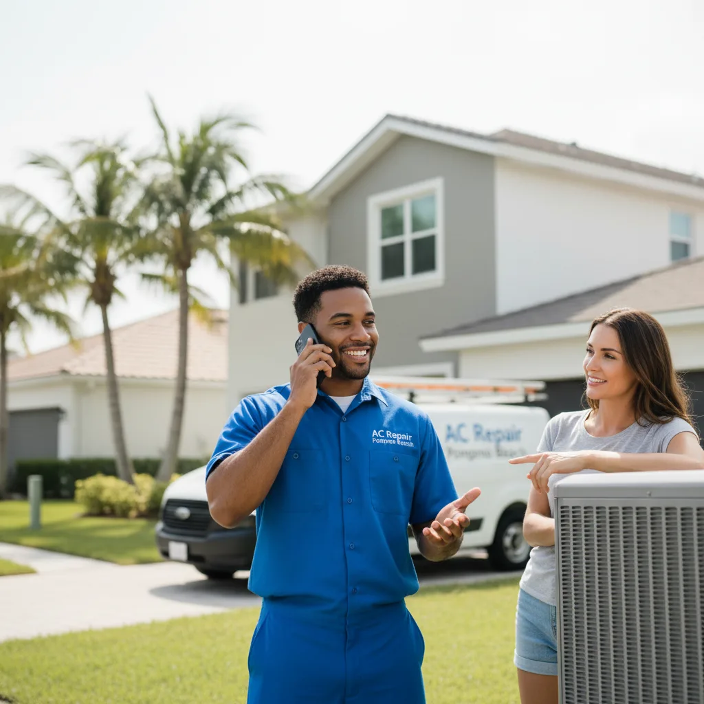 AC Repair Pompano Beach customer support in Sharon